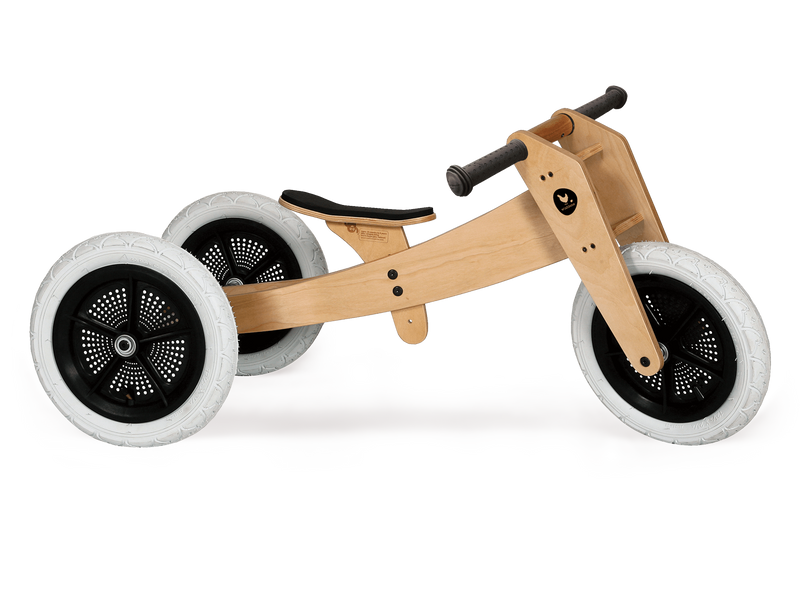 Natural Wooden 3 wheel running trike