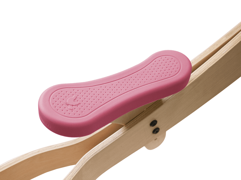 Pink silicone bike seat cover